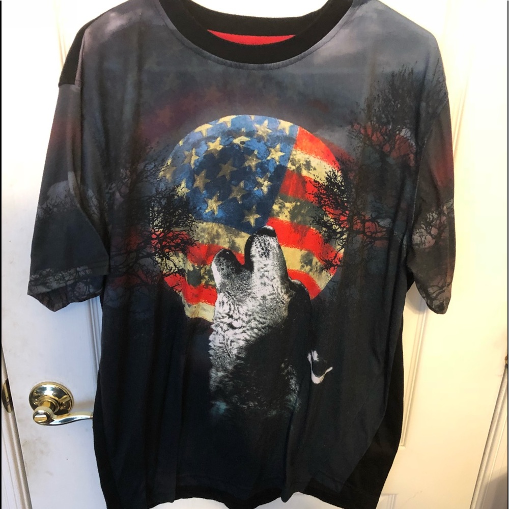 Most OFCL seven mens denim shirt size Medium